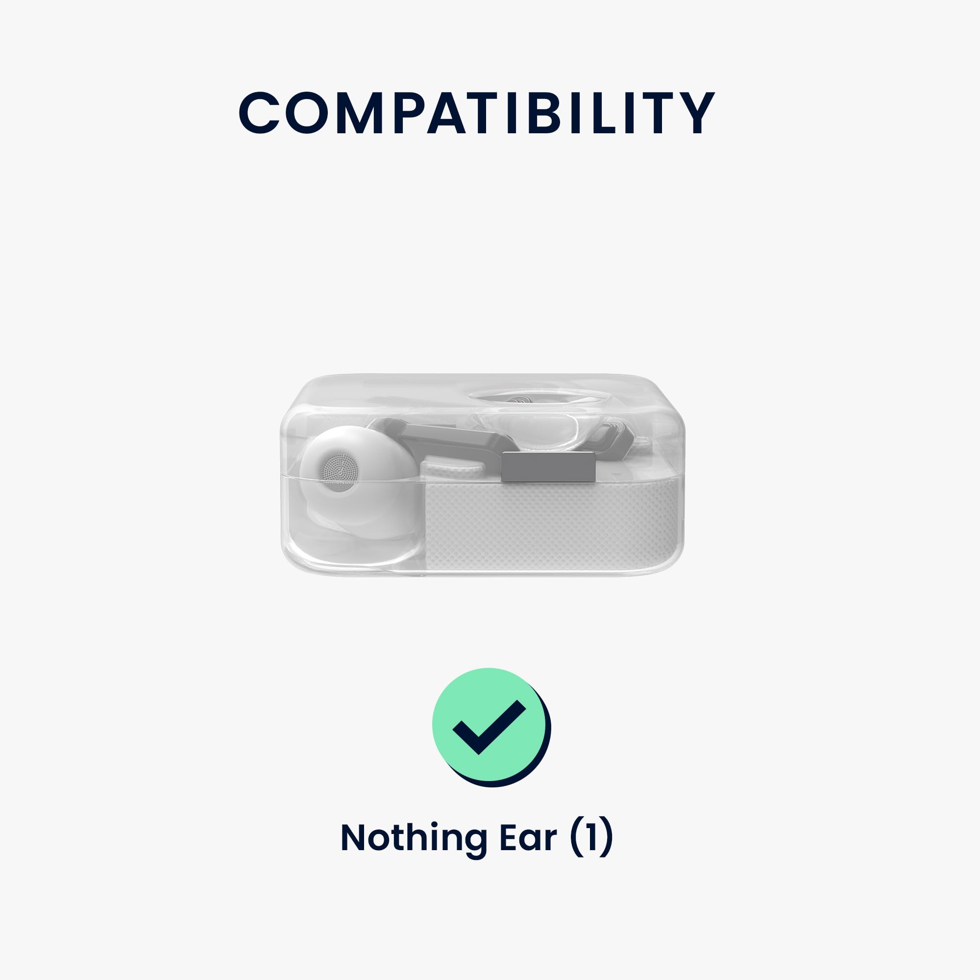 Amazon | kwmobile イヤホンケース Nothing Ear (1)対応 ケース